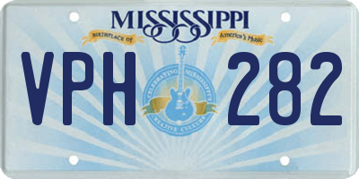 MS license plate VPH282