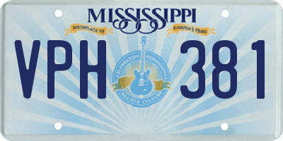 MS license plate VPH381