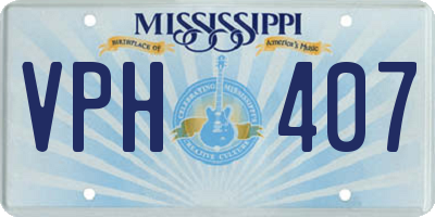 MS license plate VPH407