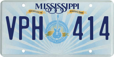 MS license plate VPH414