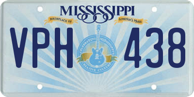 MS license plate VPH438