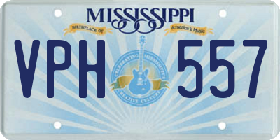 MS license plate VPH557