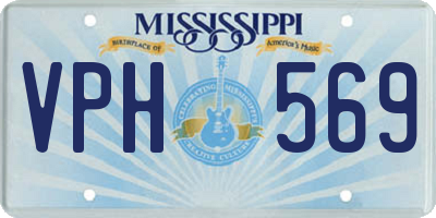 MS license plate VPH569