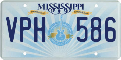 MS license plate VPH586