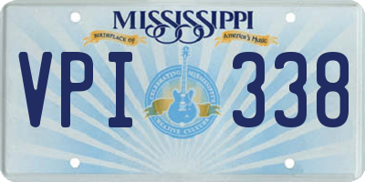 MS license plate VPI338