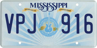 MS license plate VPJ916