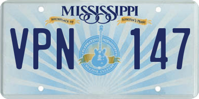 MS license plate VPN147
