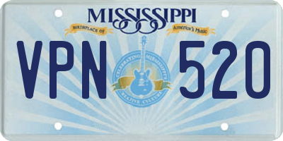 MS license plate VPN520