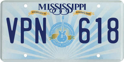 MS license plate VPN618
