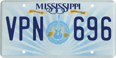 MS license plate VPN696