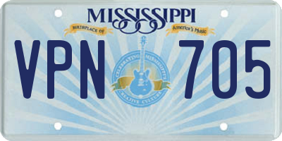 MS license plate VPN705