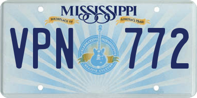 MS license plate VPN772