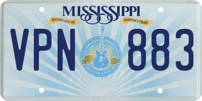 MS license plate VPN883