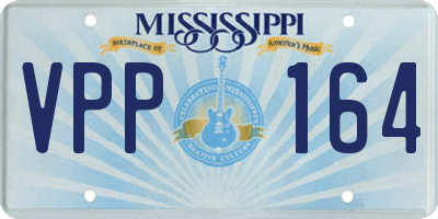 MS license plate VPP164