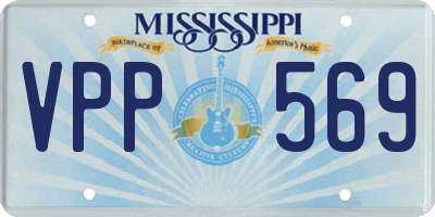 MS license plate VPP569
