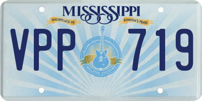 MS license plate VPP719