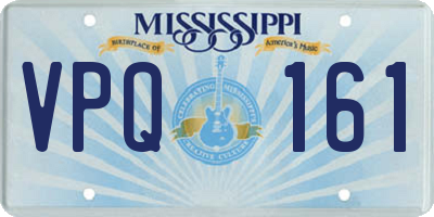 MS license plate VPQ161
