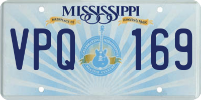 MS license plate VPQ169