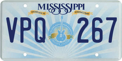 MS license plate VPQ267
