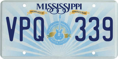 MS license plate VPQ339