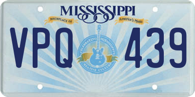 MS license plate VPQ439
