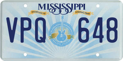 MS license plate VPQ648