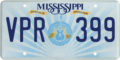 MS license plate VPR399