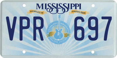 MS license plate VPR697