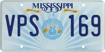 MS license plate VPS169