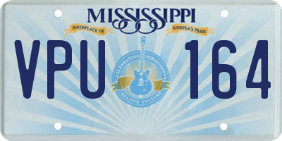 MS license plate VPU164