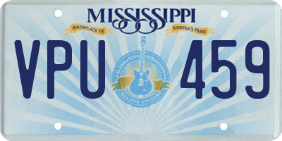 MS license plate VPU459