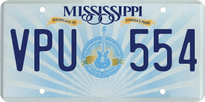 MS license plate VPU554