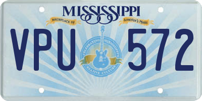 MS license plate VPU572