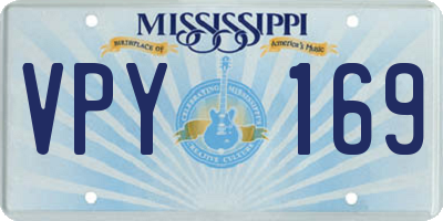 MS license plate VPY169