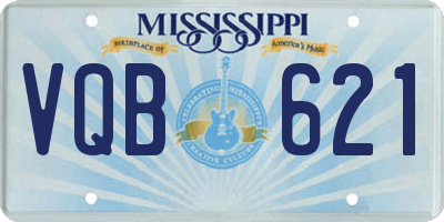 MS license plate VQB621