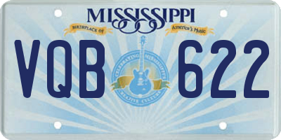 MS license plate VQB622
