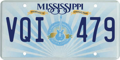 MS license plate VQI479