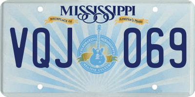 MS license plate VQJ069