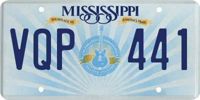 MS license plate VQP441