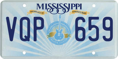 MS license plate VQP659