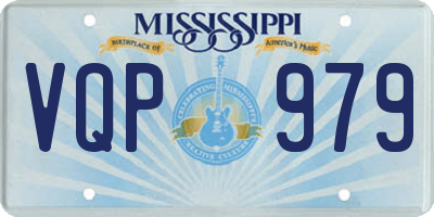 MS license plate VQP979