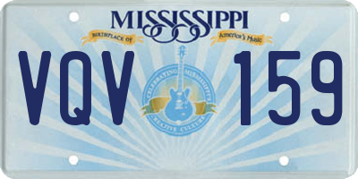 MS license plate VQV159