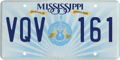 MS license plate VQV161