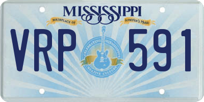 MS license plate VRP591