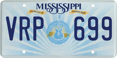 MS license plate VRP699