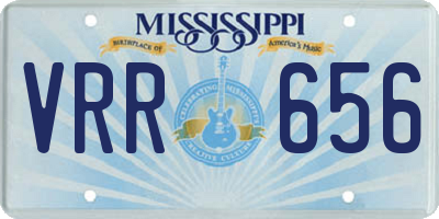 MS license plate VRR656