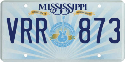 MS license plate VRR873