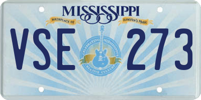 MS license plate VSE273