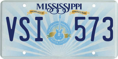 MS license plate VSI573