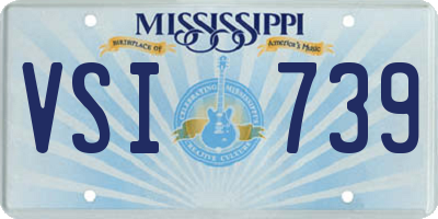 MS license plate VSI739